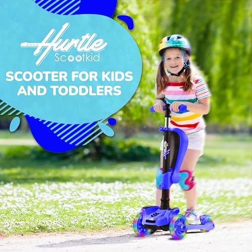 3-Wheeled Scooter for Kids, Hurtle