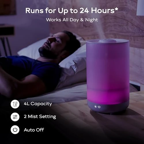 Color Changing Air Humidifier — Humidifier, Bell+Howell