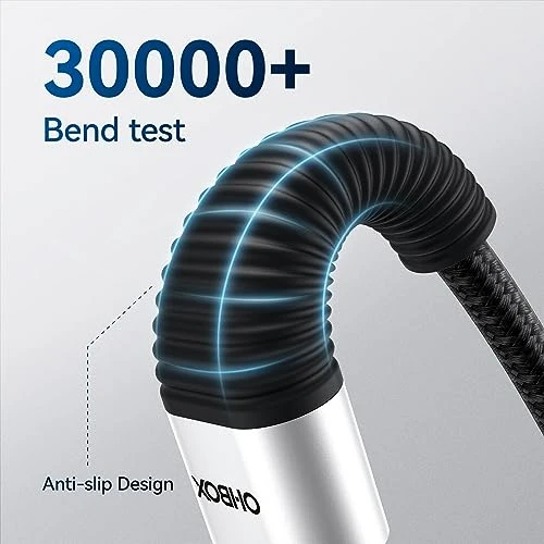 Extra Long iPhone Charger Cord, ohbox