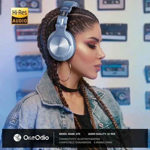 Bluetooth Over Ear Headphones — Wireless Earbuds, OneOdio