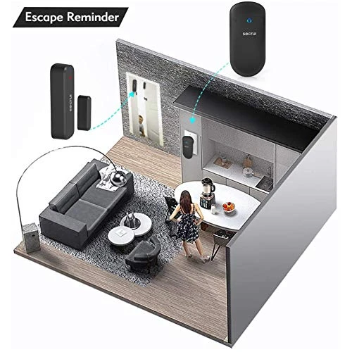 Door Chime with Adjustable Volume and 52 Chimes — Video Doorbell, SECRUI