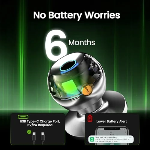 Smart Fingerprint Door Lock, GHome Smart