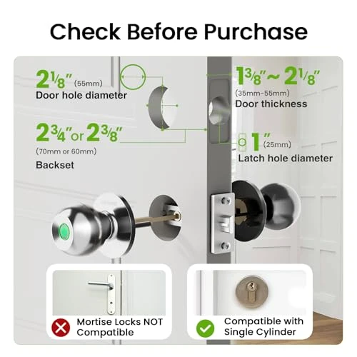 Smart Fingerprint Door Lock — Smart Lock, GHome Smart