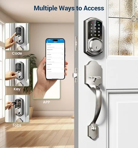 Smart Front Door Lock Set — Smart Lock, Veise