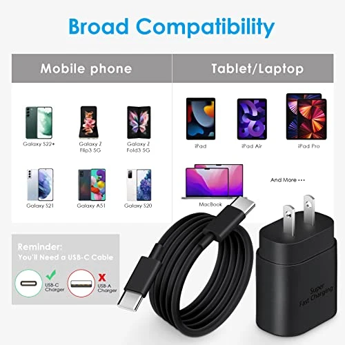 USB-C Fast Charger Block with C-to-C Cable — Power Bank, Shenzhen Yijiapin Trading Co., Ltd.