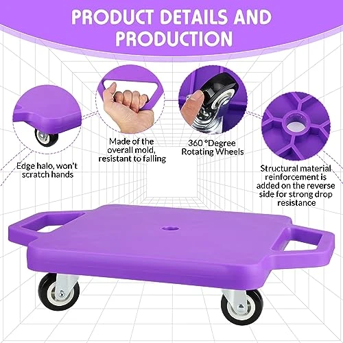 16 Pieces Scooter Boards with Handles, Deekin