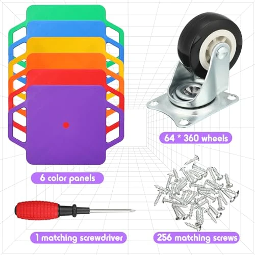 16 Pieces Scooter Boards with Handles, Deekin