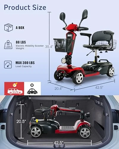 4 Wheel Mobility Scooter — Electric Scooter, MIHAYO