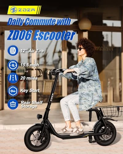 Electric Scooter with Seat — Electric Scooter, ZDZA