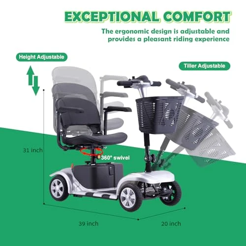 Mobility Scooter for Adults — Electric Scooter, SUNDERWELL