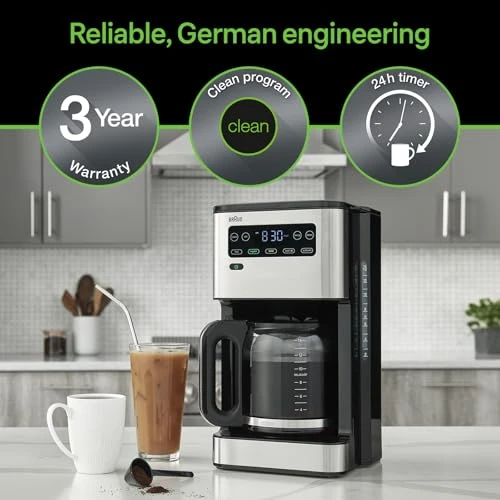 Pure Flavor Drip Coffee Maker — Coffee Maker, Braun