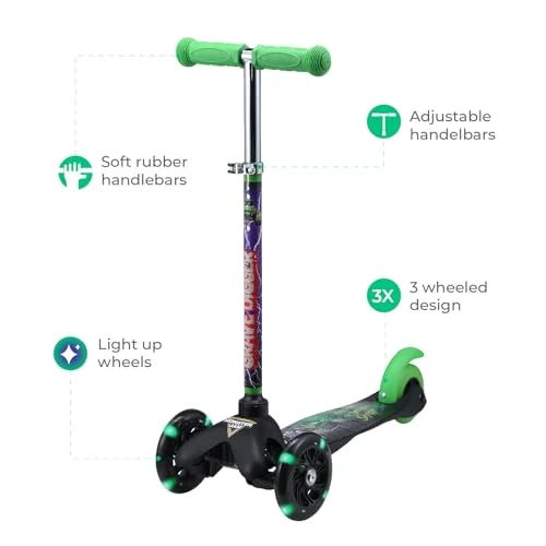 Self Balancing Kick Scooter with Light Up Wheels — Hoverboard, Voyager