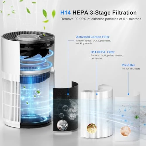 Air Purifier with Sleep Mode & Aroma Function — Air Purifier, FancyBark