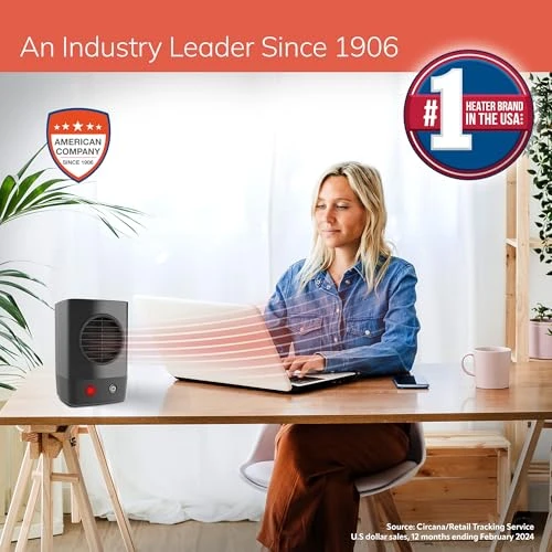 MyHeat Mini Personal Ceramic Space Heater, Lasko