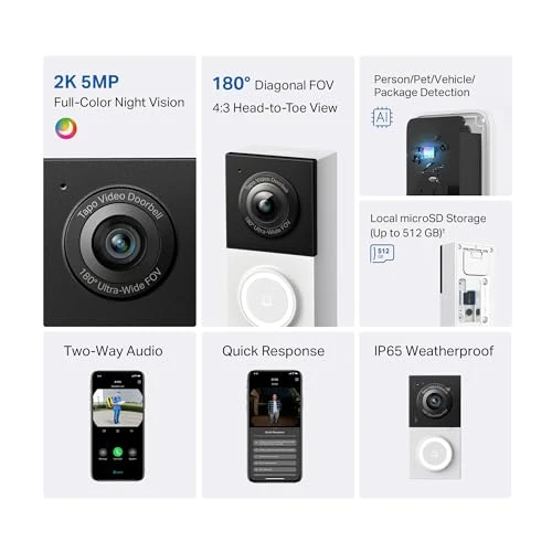 Smart Video Doorbell Camera — Video Doorbell, TP-Link