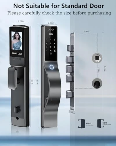 3D Face Recognition Smart Door Lock — Smart Lock, TianfuSpanda