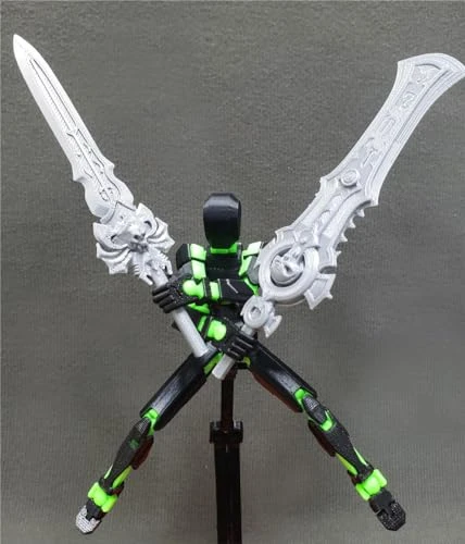 3D Printed Action Figure, Lucky 13 Toys