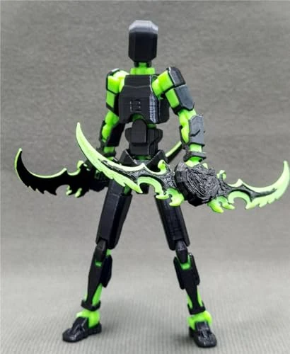 3D Printed Action Figure, Lucky 13 Toys