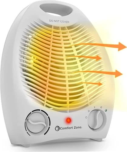 Electric Fan-Forced Portable Space Heater, Comfort Zone