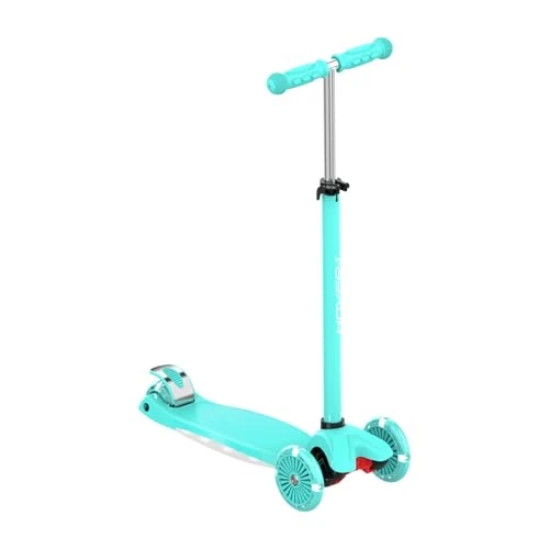 Folding Kick Scooter for Kids with Multicolor Wheel Lights, Hover-1