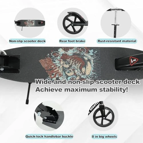 Adjustable Foldable Scooter — Electric Scooter, TENBOOM