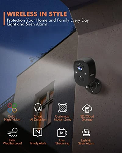 Outdoor Wireless Security Camera — Security Camera, DZEES
