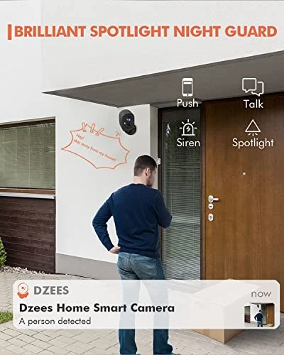 Outdoor Wireless Security Camera — Security Camera, DZEES