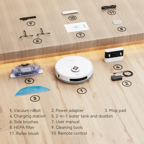 Robot Vacuum and Mop Combo — Robot Vacuum, Tesvor