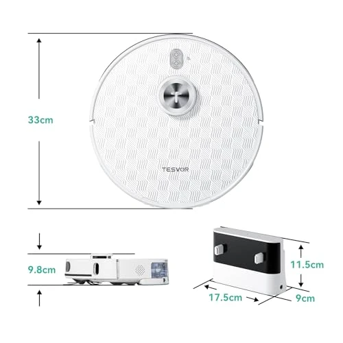 Robot Vacuum and Mop Combo — Robot Vacuum, Tesvor