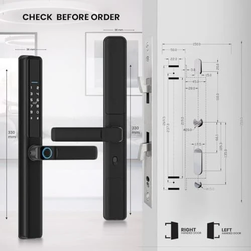 Sliding Smart Door Lock — Smart Lock, We Technology