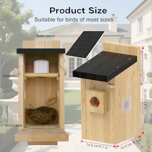 Smart Bird House with Camera — Smart Bird Feeder, Hiyiton
