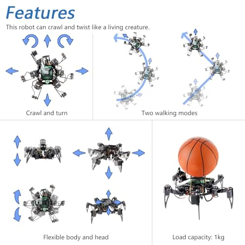Big Hexapod Robot Kit — Coding Robot, Freenove
