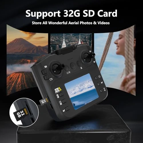 Foldable Drone with Camera and LCD Screen Remote Control — Drone, Toladrone