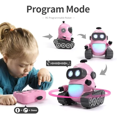 Rechargeable Remote Control Robot Toy — Coding Robot, GILOBABY