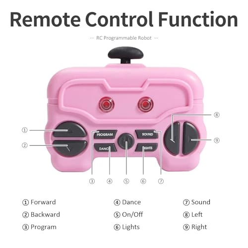 Rechargeable Remote Control Robot Toy — Coding Robot, GILOBABY