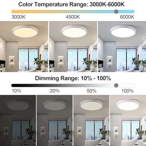 RGB Smart Ceiling Light — Smart Light Bulb, HENTAG