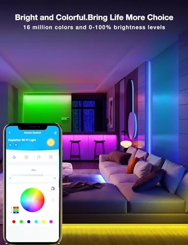 Smart WiFi LED Lights — LED Strip Lights, DAYBETTER