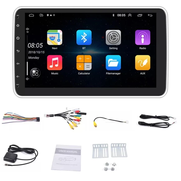 Car Radio with Bluetooth and HD Radio — Car Infotainment System, Elenxs