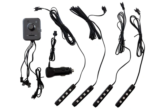 LED Mini Car Lamp with Sound Brightness Adjustment, SAMURAI STYLE