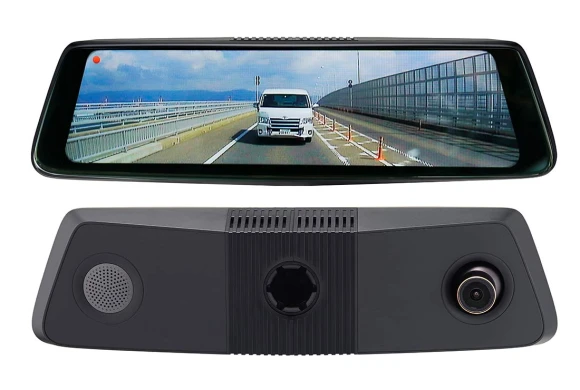 Smart Room Mirror with Front and Rear Drive Recorder — Dash Cam, Zen-Japan Electronics