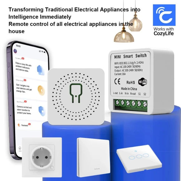 WiFi Smart Mini Switch — Smart Switch, CozyLife