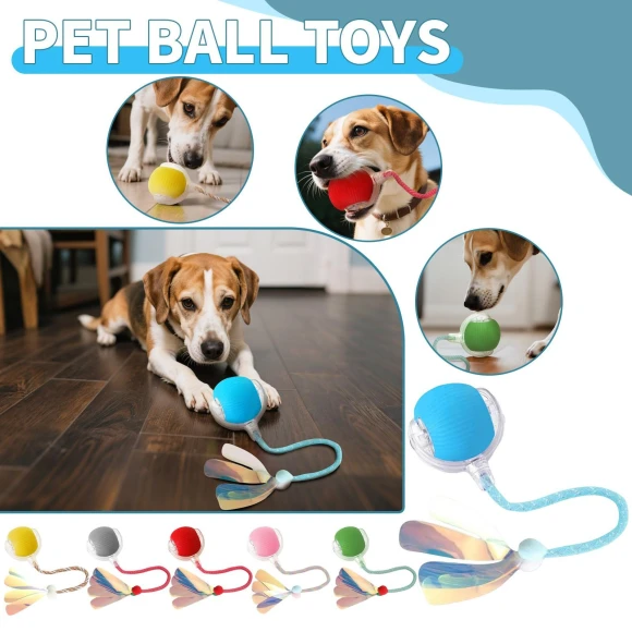 Interactive Rolling Ball Toy — Automatic Cat Toy, Spicy chicken