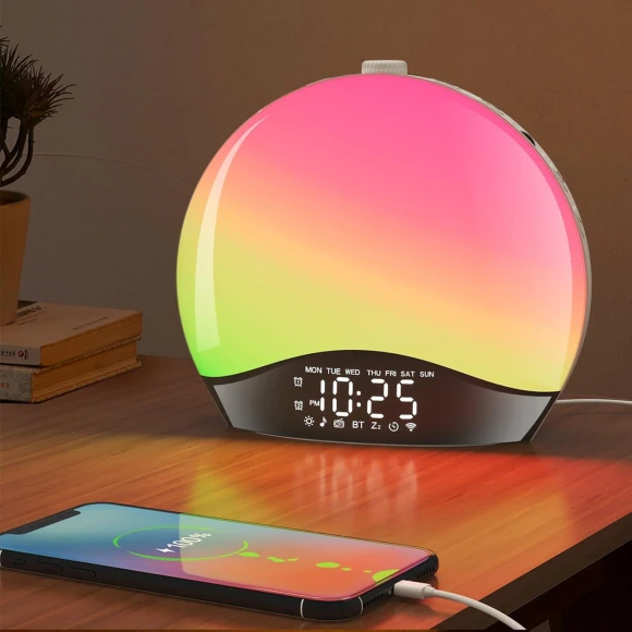 Smart Alarm Clock with Bluetooth, Great3C