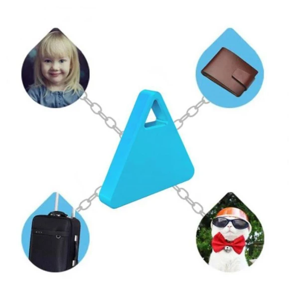 Bluetooth Anti-Lost Tracker Alarm Key Finder GPS Locator, flower 01