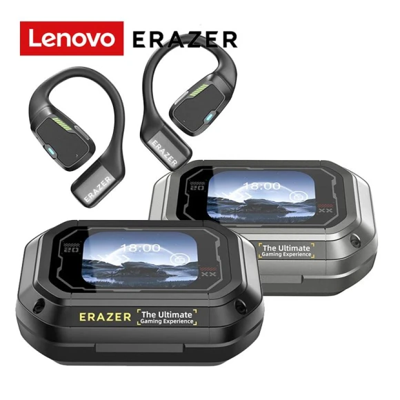 Bluetooth Headphones with AI Noise Cancellation — Wireless Earbuds, Lenovo