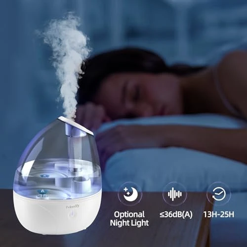 Cool Mist Humidifier — Smart Light Bulb, Poksolfy