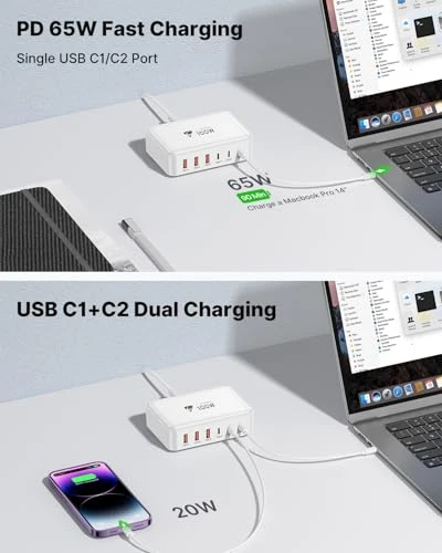 100W GaN 6 Port USB C Fast Charging Station, CHONGZHENG (HK)CO. ,LIMITED