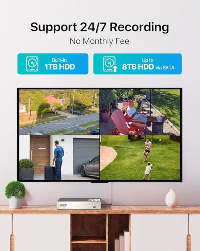 Home Security Camera System, ZOSI