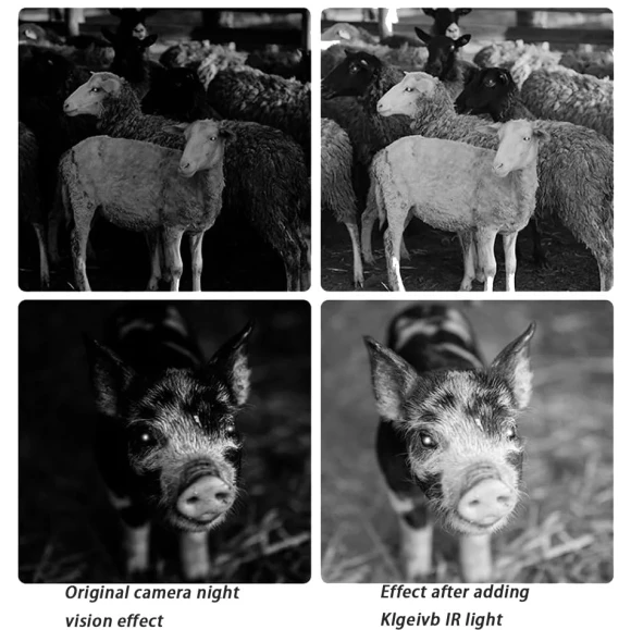 Invisible Night Vision Light for Security Cameras, Klgeivb