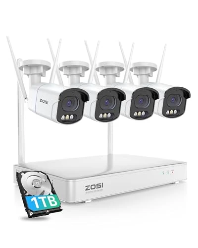 QHD WiFi Security Camera System Outdoor — Security Camera, ZOSI